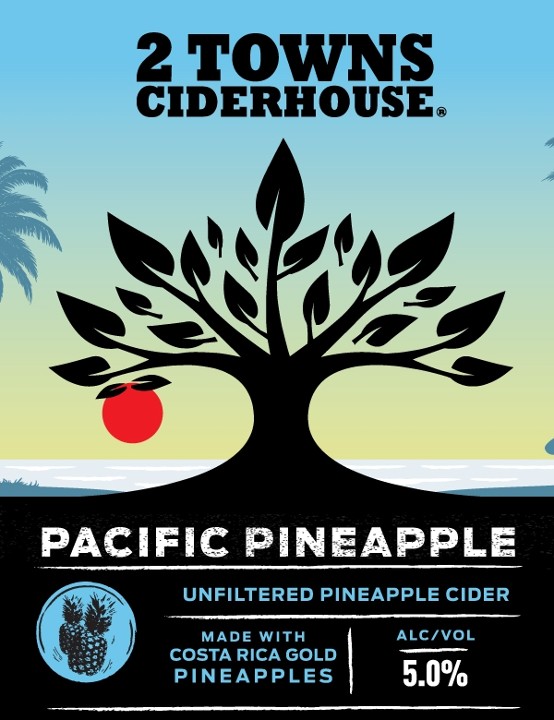 2 Towns Ciderhouse  Pineapple Cider