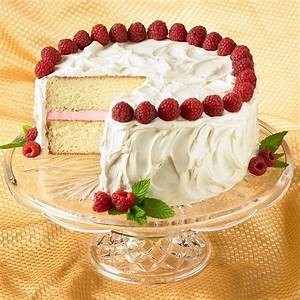 White Raspberry Cream Cheese Cake