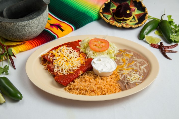 Enchiladas Plate