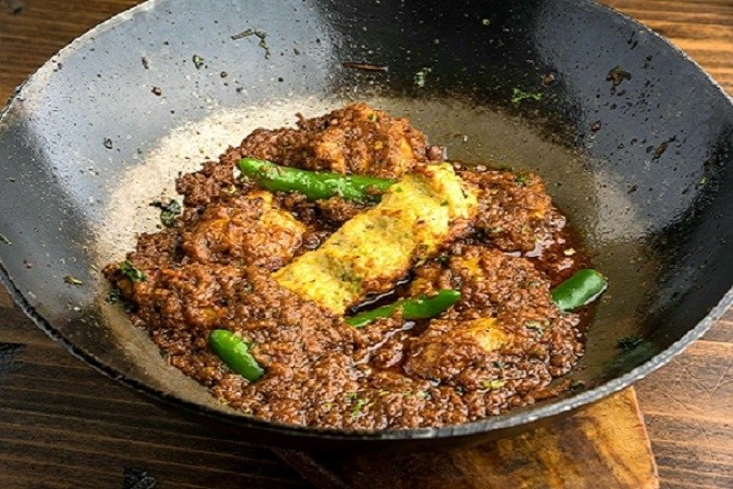 Chicken Kabab Peshawari Karahi