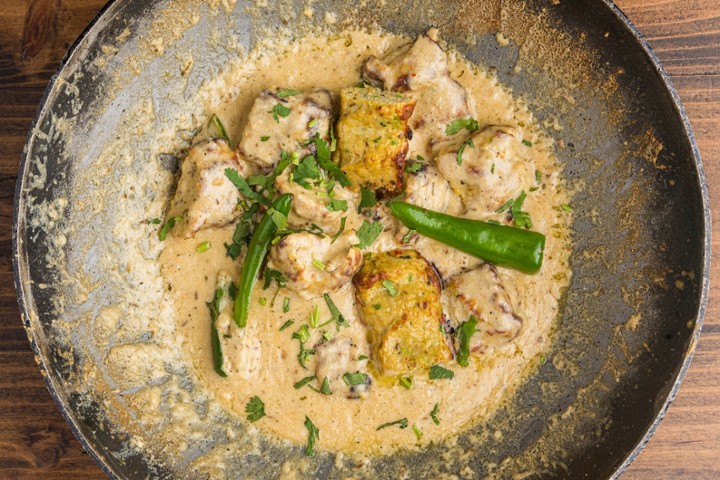 Chicken Kabab White Karahi