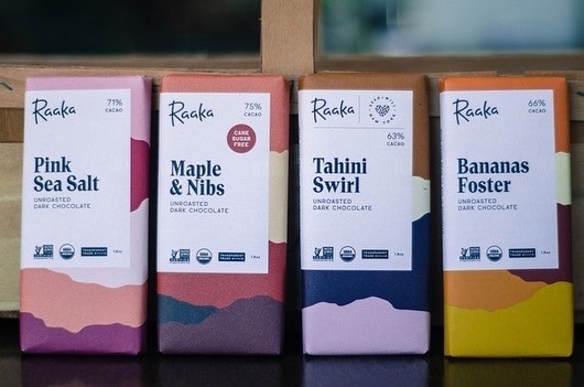 Pink Sea Salt Chocolate Raaka Bar