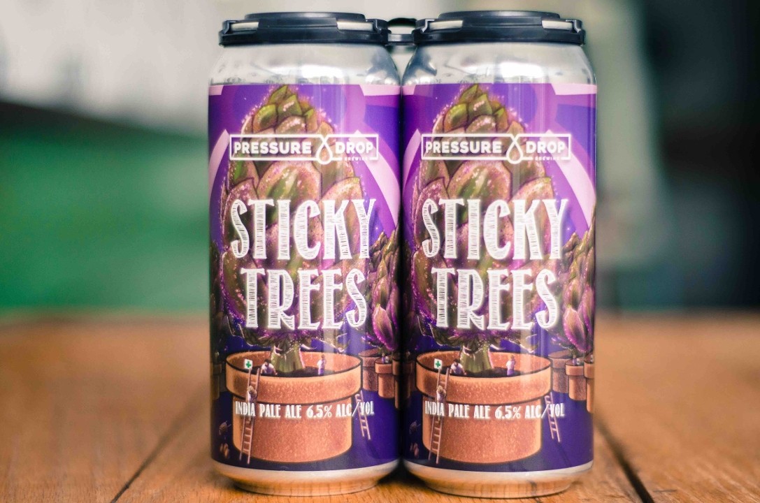 Pressure Drop Sticky Trees IPA 4 Pack