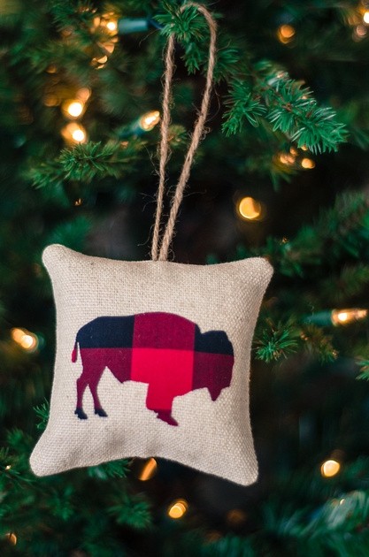 Buffalo Pillow Ornament