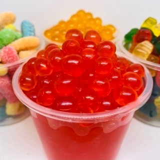 Strawberry Boba Balls