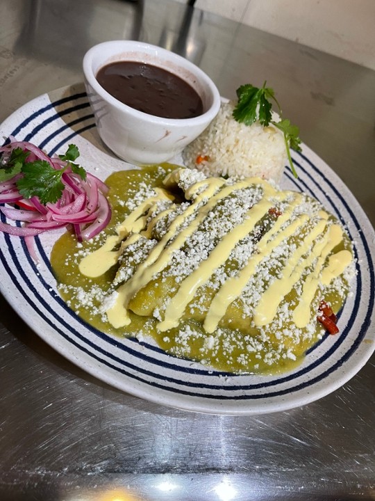 Enchiladas Verde
