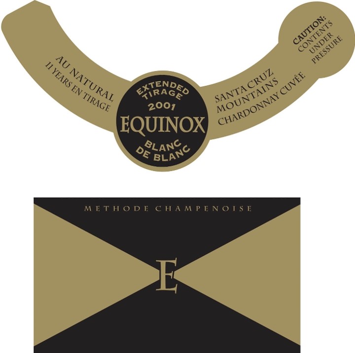 Equinox Extended Tirage Blanc de Blanc 'Trout Gulch' 2001