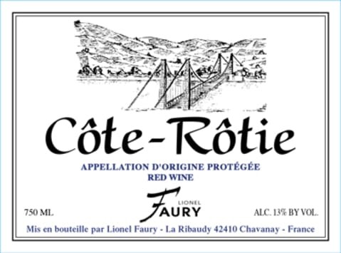 Lionel Faury Côte-Rôtie 2017