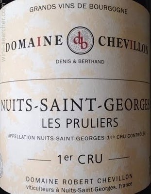Domaine Robert Chevillon Nuits-St-Georges 1er Cru "Les Pruliers" 2015