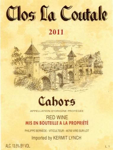 Philippe Bernède Clos La Coutale Cahors 2016