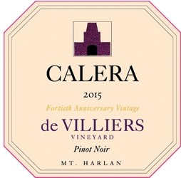Calera Mt.Harlan Pinot Noir 'de Villiers' 2015