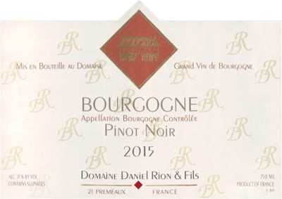 Domaine Daniel Rion Bourgogne Rouge 2015