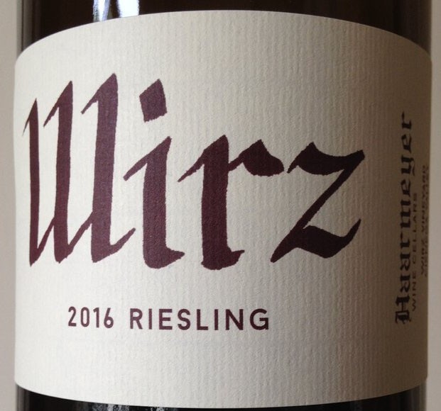 Haarmeyer Wirz Riesling 2016