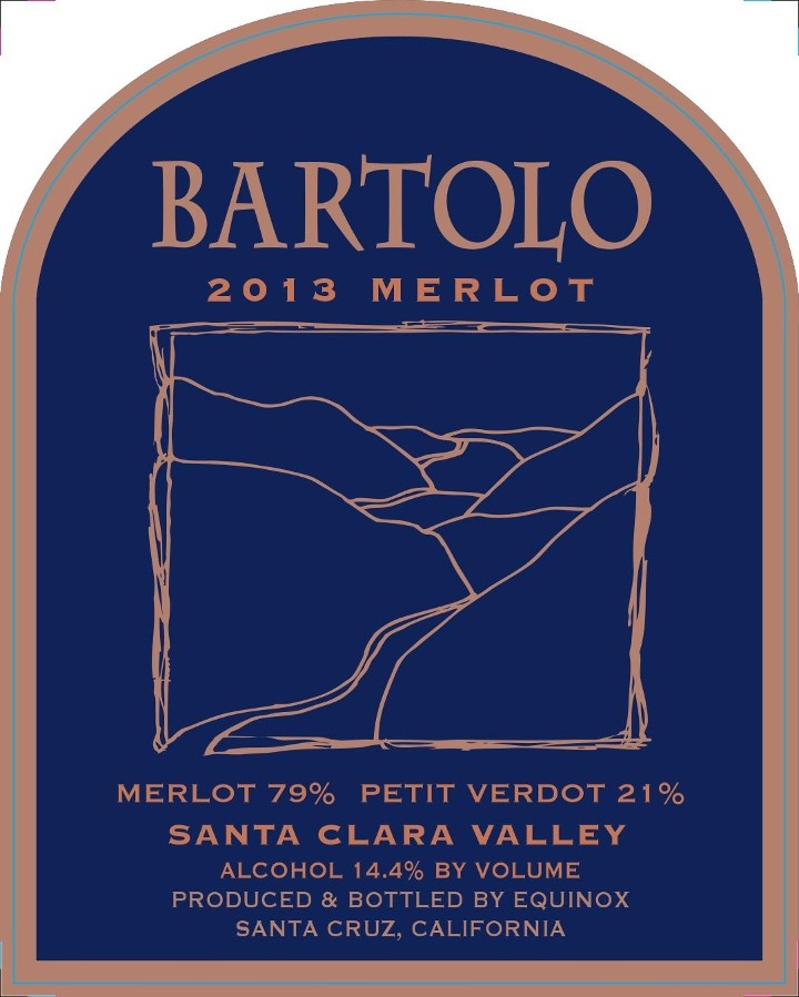 Bartolo Merlot Santa Clara Valley 2013