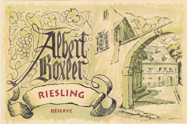Albert Boxler Riesling Reserve 2014