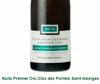 Domaine Henri Gouges Nuits-St-Georges 1er Cru "Clos des Porrets" '15