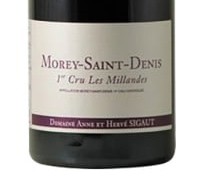 Anne et Hervé Sigaut, Morey-St-Denis 1er Cru, “Les Millandes" 2015