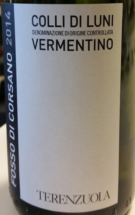 Terenzuola Vermentino Superiore 'Fosso di Corsano' 2019