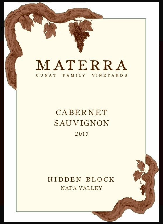 Materra Napa Cabernet Sauvignon 'Hidden Block' 2018