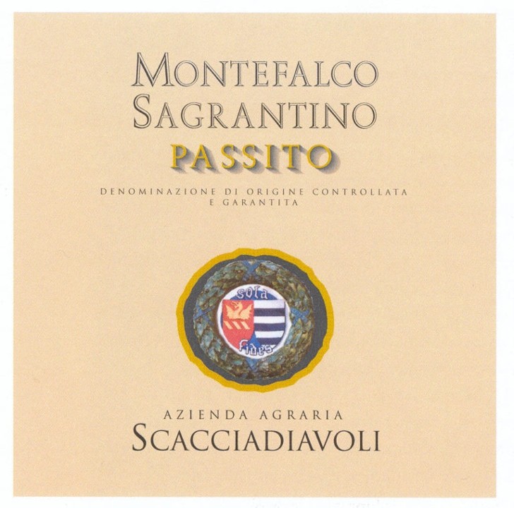 Scacciadiavoli Sagrantion di Montefalco Passito 375ml  '12