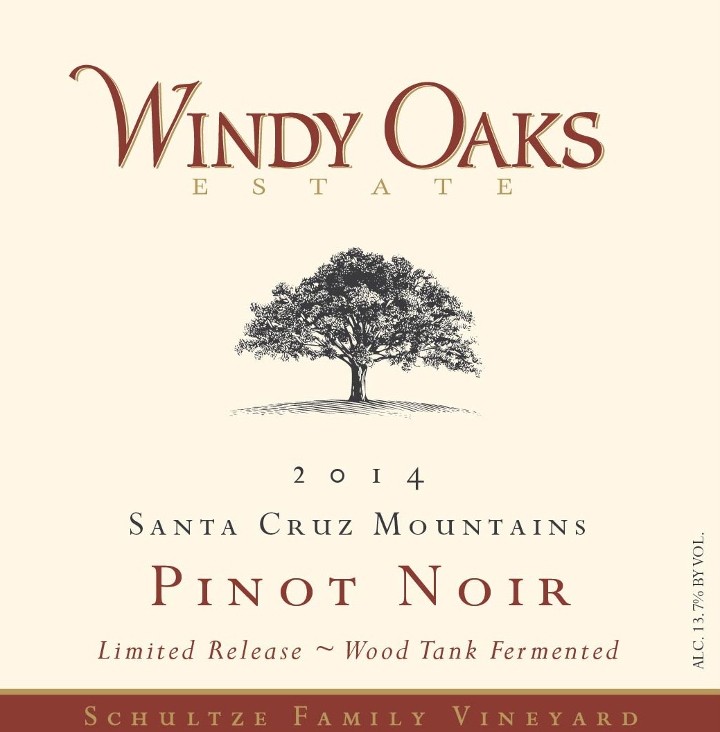 Windy Oaks Wood Tank Fermented Estate Pinot Noir 2019