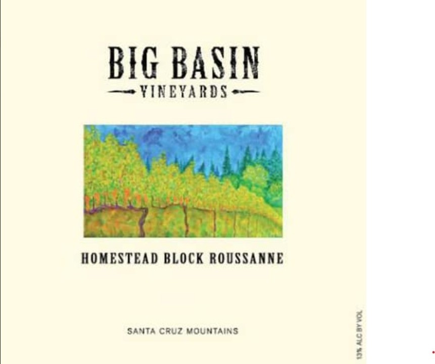 Big Basin Roussanne 'Homestead Block' 2018
