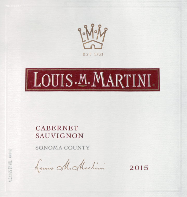 Louis M Martini Sonoma Cabernet '17