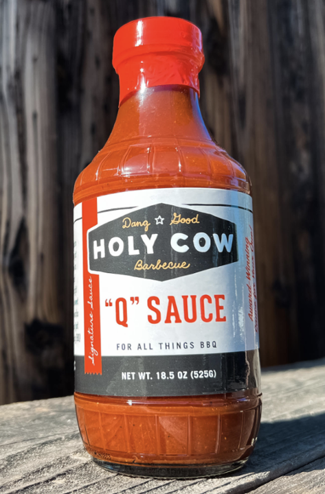 "Q" Sauce Bottle