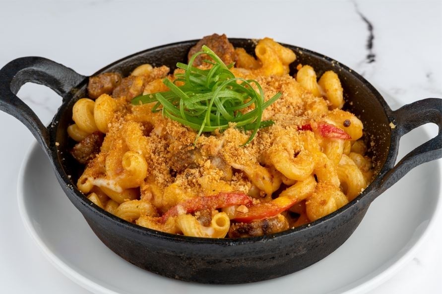 Spicy Sausage Mac and Cheese