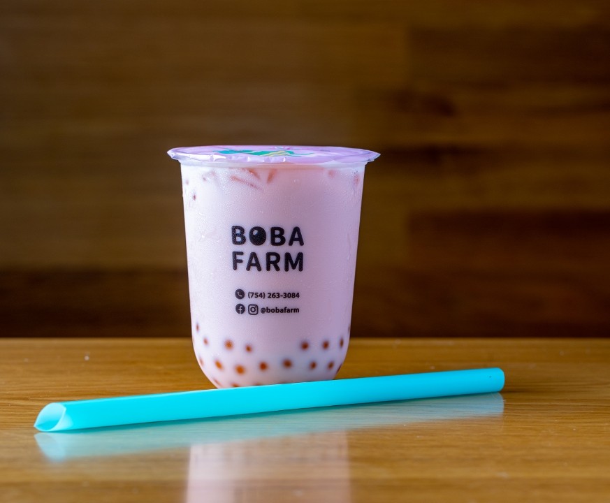 Sakura rose milk tea