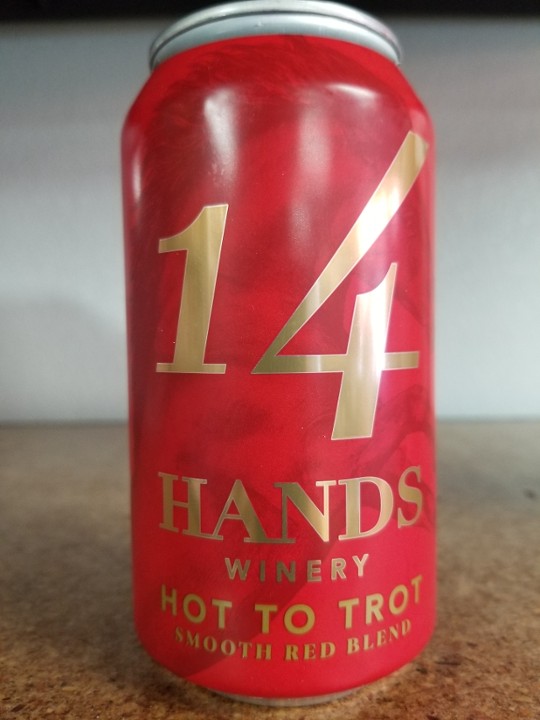 14 Hands Hot to Trot Red Blend Can