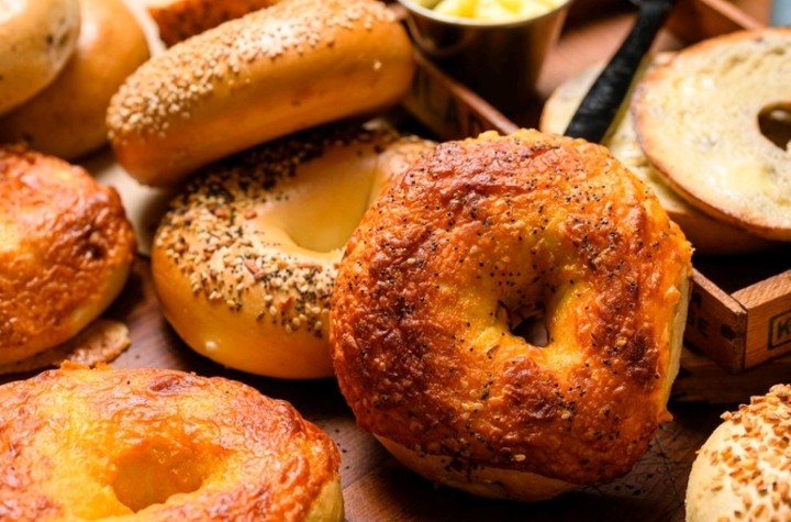 bagels with stuff