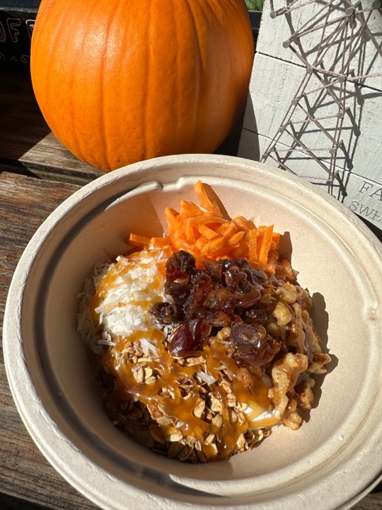 SPECIAL!! carrot cake yogurt bowl