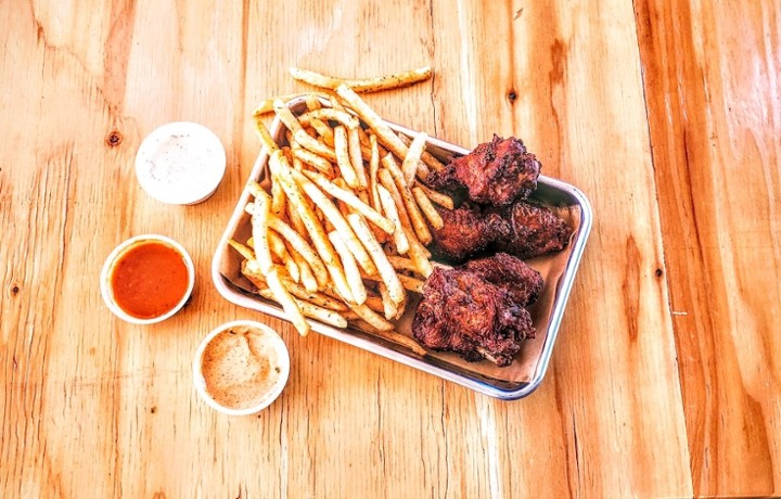 Half Order of Wings + Fries