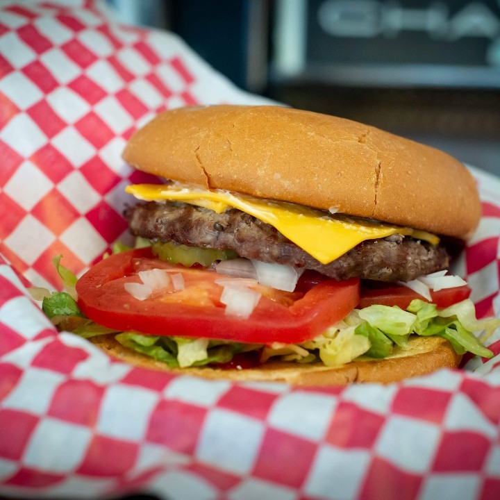 #1 Jumbo Deluxe Cheeseburger