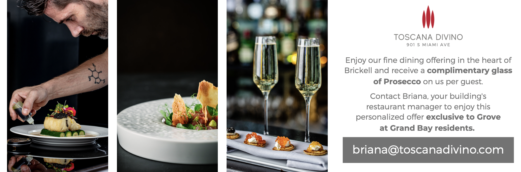 Grand Bay Restaurant Only For Residents of Grove at Grand Bay BREAKFAST