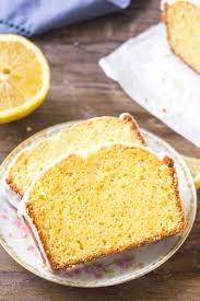 LEMON LOAF CAKE SLICE #