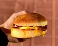 TURKEY BACON EGG AND CHEESE BUN #