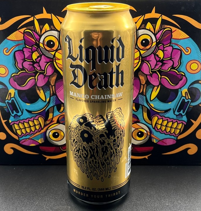 LIQUID DEATH (MANGO CHAINSAW) 19.2 OZ. (TALL BOY)