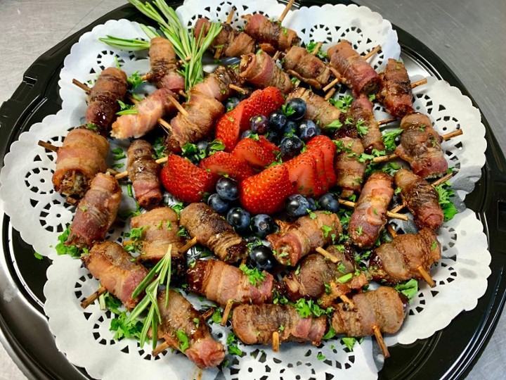 Stuffed Bacon Wrapped Date Platter