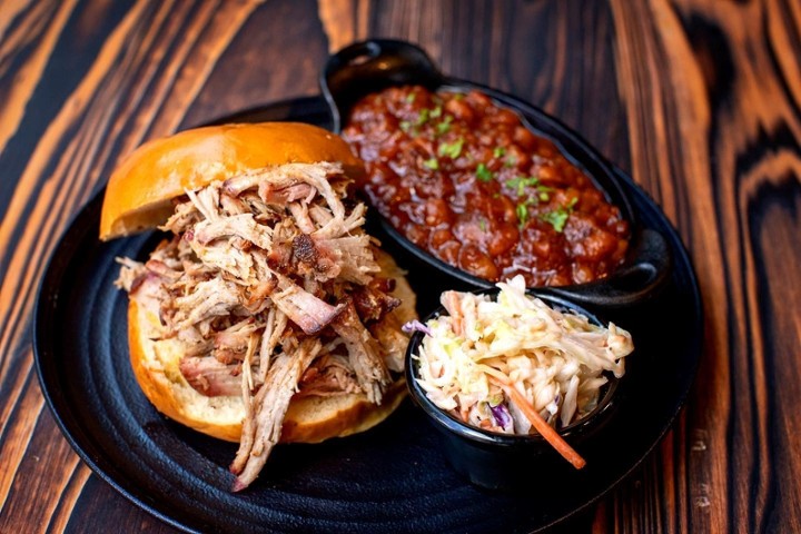 Our Iconic Pulled Pork Sandwich