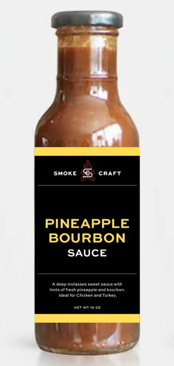Pineapple Bourbon BBQ Sauce - Bottle