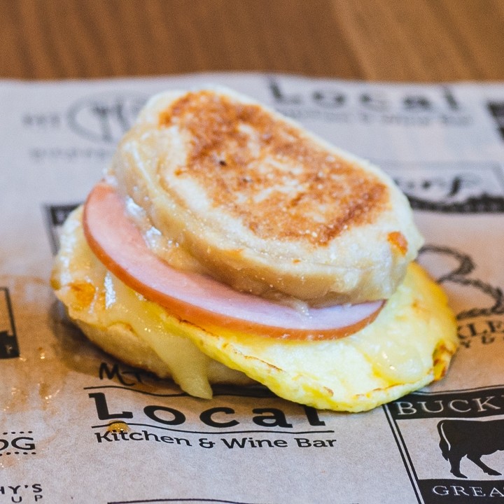 Canadian Bacon Egg & Cheese