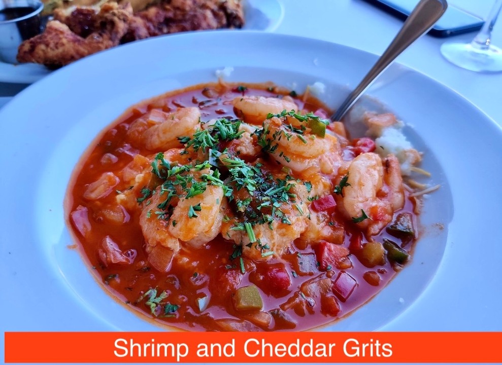 Shrimp & Cheddar Grits