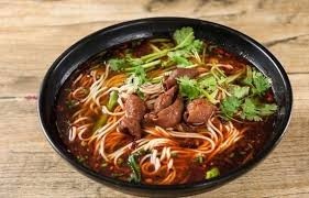 #15 肥肠面 Spicy Noodles with Chitterlings.
