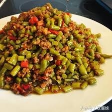 Pickled Long Beans w/ Pork 酸豇豆肉末