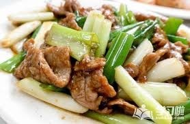 New Style Mongolian Beef 葱爆牛