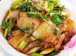 Twice cooked pork 回锅肉