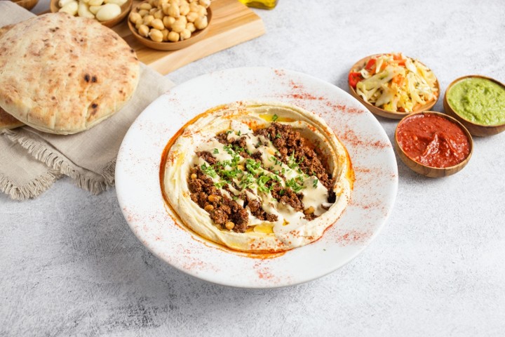 Hummus Moroccan Beef