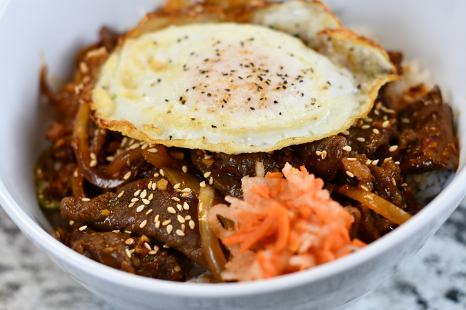 R34 Spicy beef rice bowl